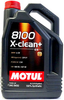 Фото Motul 8100 X-clean + 5W-30 5 л (854751/102269/106377)