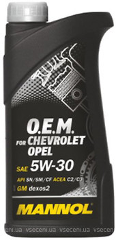 Фото Mannol 7701 O.E.M. for Chevrolet Opel 5W-30 1 л (MN7701-1)