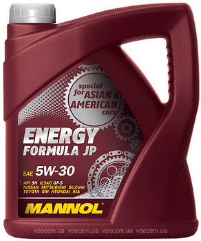 Фото Mannol ENERGY FORMULA JP 5W-30 4 л (MN7914-4)