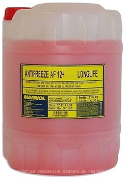 Фото Mannol Longlife Antifreeze AF12+ -40 20 л