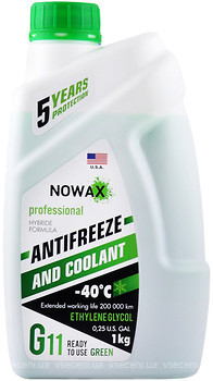 Фото Nowax Antifreeze G11 Green 1 кг (NX01008)
