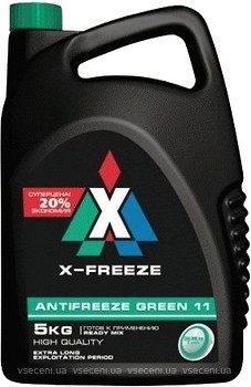 Фото Тосол-Синтез X-Freeze Antifreeze Green 11 5кг