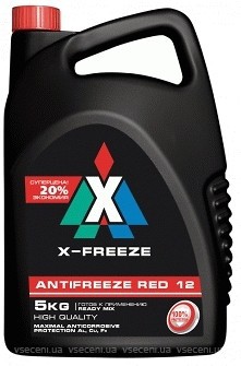 Фото Тосол-Синтез X-Freeze Antifreeze Red 12 5 кг