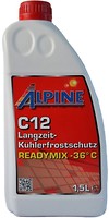 Фото Alpine C12 Langzeitkuhlerfrostschutz Readymix -36 Red 1.5 л