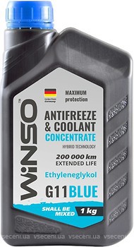 Фото Winso Antifreeze & Coolant Blue G11 Concentrate 1 кг (881040)