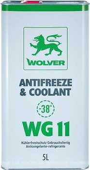 Фото Wolver Antifreeze & Coolant WG11 Ready To Use Green 5 л