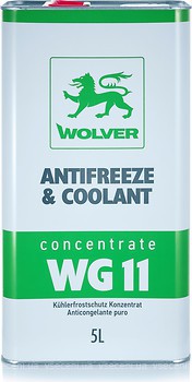 Фото Wolver Antifreeze & Coolant WG11 Concentrate Green 5 л