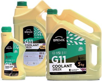Фото Brexol Coolant Ready to Use G11 Green 10 кг (48021155338)