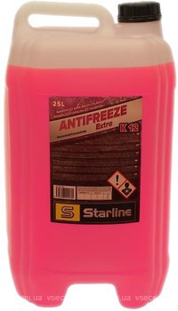 Фото Starline Antifreeze Extra Concentrate G12+ Pink 25 л (NAK12-25)