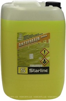 Фото Starline Antifreeze Extra for Renault Concentrate Yellow 25 л (NAKR-25)