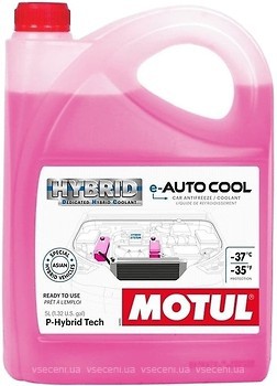 Фото Motul E-Auto Cool Hybrid Ready to Use -37°C Violet 5 л (109868/820206)