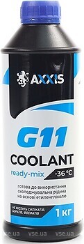 Фото Axxis G11 Coolant Blue Ready-Mix -36°C 214 кг (AX-P999-G11B RDM200/48021295628)