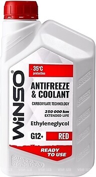 Фото Winso Antifreeze & Coolant G12+ Red 0.9 кг (WS82448)