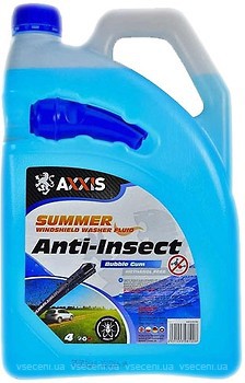 Фото Axxis Summer Windshield Washer Fluid Anti-Insect Bubble Gum 4 л (48391093981)