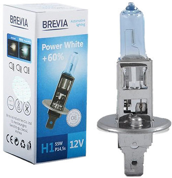 Фото Brevia Power White H1 +60% 12V 55W (12010PWC)