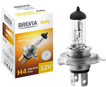 Фото Brevia Rally H4 12V 100/90W (12040RC)