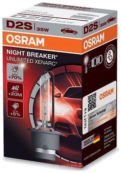 Фото Osram Xenarc Night Braker Unlimited D2S 85V 35W (66240XNB-FS)