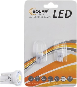 Фото Solar T10 12V 1xSMD 5050 White (LS245-2B)