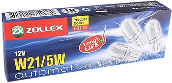 Фото Zollex W21/5W (7443) 12V 21/5W (60116)