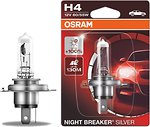 Фото Osram Night Breaker Silver H4 +100% 12V 60/55W (64193NBS-01B)