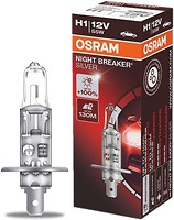 Фото Osram Night Breaker Silver H1 +100% 12V 55W (64150NBS)