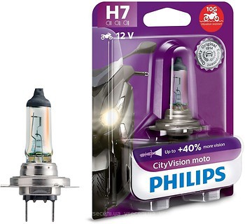 Фото Philips CityVision Moto H7 12V 55W (12972CTVBW)