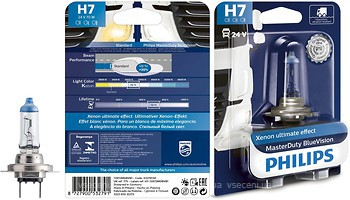 Фото Philips MasterDuty BlueVision H7 24V 70W (13972MDBVB1)