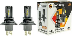 Фото Cyclone LED H4 H/L 5000K 4600Lm type 33 (102-187)