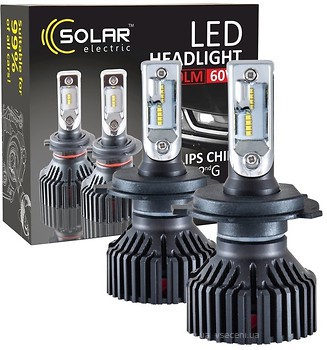 Фото Solar Led H4 12/24V 60W 6000K 8000Lm Zes (8304)