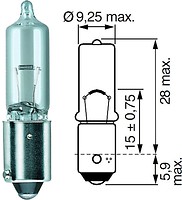 Фото Bosch Trucklight H21W 24V 21W (1987302533)