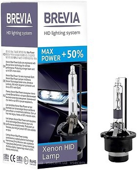 Фото Brevia Max Power D2R +50% 85V 35W 5500K (85225MP)