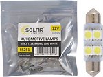 Фото Solar led T11 12V 4xSMD 5050 White 39mm (LS251P)
