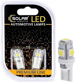 Фото Solar Premium Line T10 12V 5xSMD 5050 White (SL1330-B2)