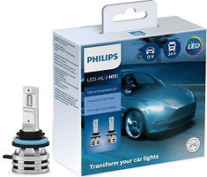 Фото Philips Ultinon Essential LED H11 12/24V 24W 6500K (11362UE2X2)