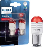 Фото Philips Ultinon Pro3000 SI P21/5W (1157) 12V 0.8/1.75W Red (11499U30RB2)