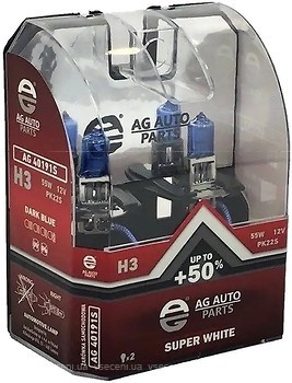 Фото AG Auto Parts Super White H3 +50% 12V 55W (40191S)