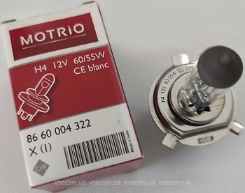 Фото Motrio halogen H4 12V 60/55W (8660004322)