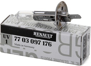 Фото Renault halogen H1 12V 55W (7703097176)