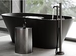 Фото WGT Water Stone Peonia 160x77 графитовый