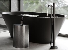 Фото WGT Water Stone Peonia 160x77 графитовый