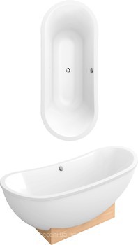 Фото Villeroy & Boch My Nature 190x80 BA190NAT9C0V