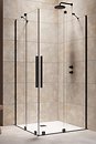 Фото Radaway Furo Black KDD 100x100 (10105100-54-01L+10105100-54-01R)