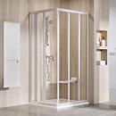 Фото Ravak Supernova ASRV3+ASRV3 75x75 Satin Transparent (15V30UR2Z1+15V30UR2Z1)