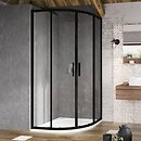 Фото Ravak Blix Slim BLSCP4-80 Black Transparent (X3BM40300Z1)