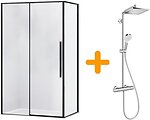 Фото Eger A Lany 120x80 (599-550 Black) + Hansgrohe Crometta E 240 27271000