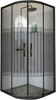 Фото Aquaform Nigra 90x90x185 Spagetti Black (110-4018U)