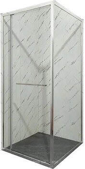 Фото Mixxus Premium Quadro SC01-90x90x195-TR Chrome