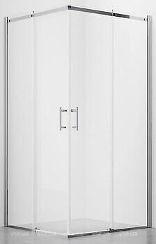 Фото Weston Linea WKS7 100x100 хром/прозрачная