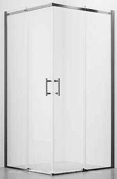 Фото Weston Linea WKS7 90x90 Gun Metal/прозрачная