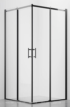 Фото Weston Linea WKS7 90x90 черный/прозрачная